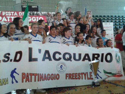 UISP – CAMPIONATO ITALIANO PATTINAGGIO FREESTYLE 2015 AVERSA- I RISULTATI FANTASTICI DELL’ACQUARIO!
