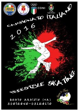 CAMPIONATO ITALIANO PATTINAGGIO FREESTYLE 30 GIUGNO e 1 – 2 – 3 LUGLIO 2016